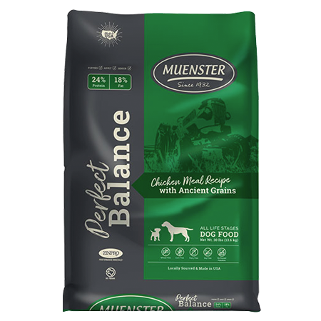 Muenster Perfect Balance Chicken Meal with Ancient Grains Dry Dog Food ...