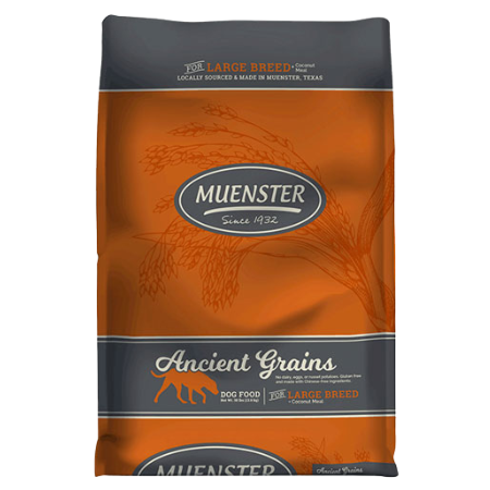 Muenster Ancient Grains for Large Breed Dog Food - Johnson Feed Company