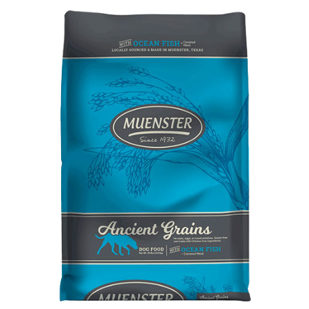 Muenster Ancient Grains with Ocean Fish Dog Food - Johnson Feed Company